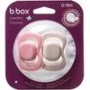 B.BOX BB300309 čiulptukas naujagimiui ir kūdikiui 2 vnt simetriškas silikonas 0-6m mėlynių/rožinis