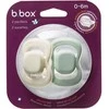 B.BOX BB300310 čiulptukas naujagimiui ir kūdikiui 2 vnt simetriškas silikonas 0-6m šalavijas/vanilė
