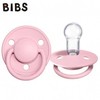 Bibs De Lux Silikoninis čiulptukas, rožinės spalvos, 0-36 m