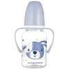CANPOL 11/823 Standartinis buteliukas su rankenomis 120 ml CUTE ANIMALS mėlynas