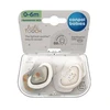 Canpolbabies CANPOL BABIES silikoniniai simetriniai čiulptukai Light touch DOGS, 0-6m, 2 vnt., 22/670
