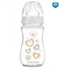 CANPOL 35/217 Easystart naujagimiui Easystart plačios burnos buteliukas nuo dieglių 240 ml smėlio spalvos širdelės