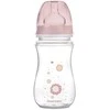 CANPOL 35/217 Easystart naujagimiui plačiai atidaromas buteliukas nuo dieglių 240 ml rožinės gėlės