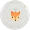 CANPOL 4/411_ora Plastikinė lėkštė Cute Animals oranžinė