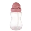 CANPOL 56/109_pin2 vandens butelis su sulankstomu silikoniniu vamzdeliu, 270 ml, rožinis