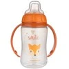 CANPOL 56/512 Treniruočių puodelis su minkštu snapeliu 320ml CUTE ANIMALS oranžinė