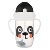 CANPOL BABIES neišsipilanti gertuvė su šiaudeliu BABIESBOO PANDA, 270 ml, 56/617_whi