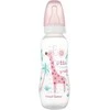CANPOL 59/205 Siauras buteliukas 330 ml PP AFRICA rožinis