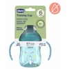 Chicco Puodelis su twardym ustnikiem 200ml turkio 6m+