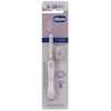 CHICCO 00012082000000 Lila dantų šepetėlis 6-36m 2 vnt
