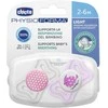 "Chicco" čiulptukas Physio Light Girl 2-6m 2 vnt