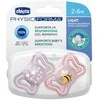 Chicco Čiulptukas nusiraminimui PhysioForma Light rožinė 2-6m