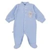 EWA 930088 NEWBORN kombinezonas Veliūras mėlynas 62