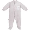 EWA 931061 NEWBORN Romper aksominis pilkas 68
