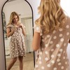 EWA 961833 LINDA Nėščiųjų marškinėliai smėlio spalvos ramunėlės L