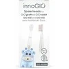 Dantų šepetėlis InnoGiO dantų šepetėlio galvutė bespalvė GIO-450BH