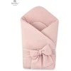 KIECZMERSKI Kūdikių vystyklas su lankeliu MUSLIN COTTON pudra rožinė medvilnė 100%