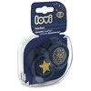 LOVI 22/893 Dinaminis silikoninis čiulptukas 3-6m 2 vnt Stardust mėlynas