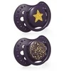 LOVI silikoniniai dinaminiai čiulptukai STARDUST, violetinė, 6-18 mėn., 2 vnt., 22/894_violet