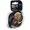 LOVI 22/902 Dinaminis silikoninis čiulptukas 3-6m 2vnt Jungle Vibes Girl