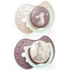 LOVI 22/913 Dinaminis silikoninis čiulptukas 0-6m 2 vnt Naktis&amp;Diena mergaitė