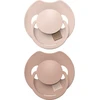 LOVI silikoniniai dinaminiai čiulptukai Prime, Nude/ Blush, 18+m, 2 vnt., 34/407