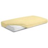 MATEX kilpinė paklodė PREMIUM su elastine juostele 60x120 [TB0025_04] geltona