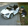Milly Mally Akumuliatorinis automobilis vaikams „Mercedes-Benz SLC“, baltos spalvos