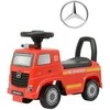 MILLY MALLY Važiuoklė Mercedes-Benz Actros ugniagesių automobilis raudonas