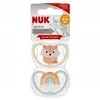 NUK silikoniniai čiulptukai, 0-6 mėn., 2vnt.