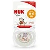 NUK 730905 Silikoninis čiulptukas 0-6 mėnesių STAR Mikė 1vnt.