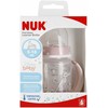 NUK 743313 FC buteliukas 150 ml su rankenomis ir temperatūros indikatoriumi DISNEY BAMBI silikoninis snapelis