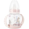 NUK 743313 FC buteliukas 150 ml su rankenomis ir temperatūros indikatoriumi DISNEY BAMBI silikoninis snapelis