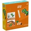 Plus Plus dėlionė pagal skaičius, T-REX, 250 det.