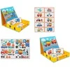 SMILY PLAY SP84506 magnetinės dėlionės transporto priemonės