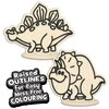 Splat Planet kūrybinis modelino rinkinys su mediniais Dinozaurais