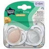 TOMMEE TIPPEE TTP43338095 čiulptukai NIGHT TIME 0-6m mix 2pack