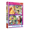 Trefl Dėlionė 2x70 vnt. - Disney princesės