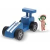 TREFL 61697 Medinis automobilis Lenktyninis automobilis mėlynas