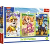TREFL PAW PATROL Dėlionių rinkinys „Šunyčiai herojai“, 3 x 50 det.