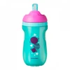 Tommee Tippee TT 44702451 Vandens butelis su šiaudeliu Girl 260ml 12+