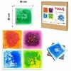 AM Tullo TULLO 703 Sensory Path - Sensorinės skysčių plokštelės 30 cm 4 vnt.