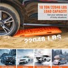 10 tonų sukibimo lentos bekelės transporto priemonėms, didelio stiprumo PP gelbėjimo kilimėliai, padangų sukibimas su sniegu, smėliu, purvu, nešiojamos gelbėjimo lentos