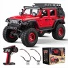 1:24 mastelio nuotoliniu būdu valdomas visureigis, visureigis 4WD su pilnu apšvietimu ir įkraunamomis baterijomis, RC sunkvežimis vaikams, hobiui skirtas lenktyninis automobilis