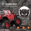 1:24 mastelio nuotoliniu būdu valdomas visureigis, visureigis 4WD su pilnu apšvietimu ir įkraunamomis baterijomis, RC sunkvežimis vaikams, hobiui skirtas lenktyninis automobilis