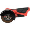 12V kampinis šlifuoklis su 76mm disku, plienui, PVC, mini šlifuoklis, akumuliatorinis, metalo pjovimo įrankis