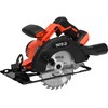 18V diskinis pjūklas 165mm stogui, statybai, apdailai, akumuliatorinis, rankinis, medžio pjovimo pjūklas