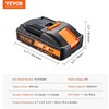 20V elektrinio įrankio baterijos pakaitalas, 4000mAh ličio jonų baterija, belaidžio elektrinio įrankio baterija, 20V baterijų paketas, didelės talpos baterija