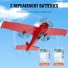 2.4 GHz RC lėktuvas su 6 ašių giroskopo stabilizatoriumi, lengvai valdomas sklandytuvas pradedantiesiems, dviguba baterija, lengva EPP konstrukcija, nuotoliniu būdu valdomas lėktuvas pradedančiųjų RC sklandytuvas 2 kanalų RC lėktuvas