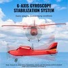 2.4 GHz RC lėktuvas su 6 ašių giroskopo stabilizatoriumi, lengvai valdomas sklandytuvas pradedantiesiems, dviguba baterija, lengva EPP konstrukcija, nuotoliniu būdu valdomas lėktuvas pradedančiųjų RC sklandytuvas 2 kanalų RC lėktuvas